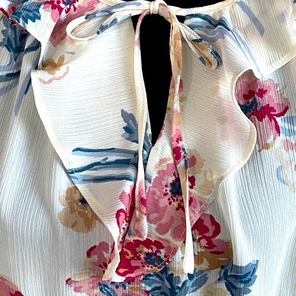 CHAPS PEASANT STYLE BLOUSE - Picture 2 of 7